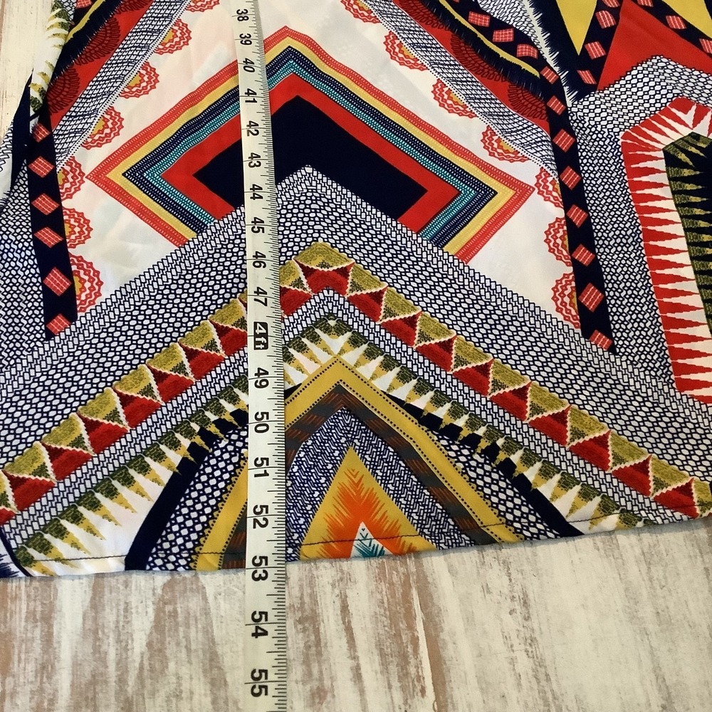 Earthbound Sleeveless Maxi Dress‎ Multi Color Boho Size Large NWT - Picture 8 of 9